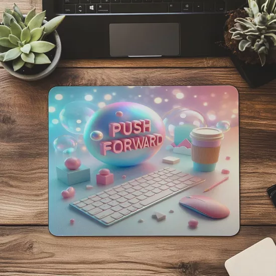 Motivasyon İçin Özel Tasarım Mousepad - 19x23 cm 2 mm Dikdörtgen İthal Baskılı Mouse Pad