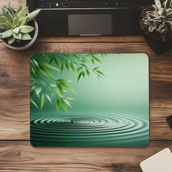 Doğal Dinginlik Temalı Mouse Pad - 19x23 cm 2 mm Dikdörtgen İthal Baskılı Mouse Pad