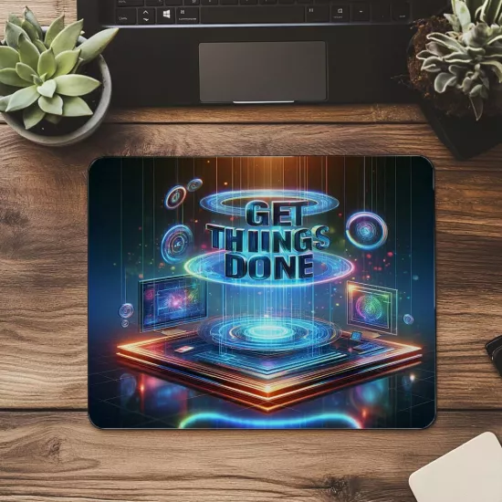 Hedefe Odaklı Mousepad – Canlı Renkli Tasarım - 19x23 cm 2 mm Dikdörtgen İthal Baskılı Mouse Pad