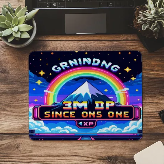 Oyun Başlangıcından Bugüne Temalı Mouse Pad - 19x23 cm 2 mm Dikdörtgen İthal Baskılı Mouse Pad