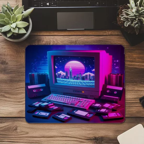Eski Teknoloji Sevenlere Özel Mouse Pad - 19x23 cm 2 mm Dikdörtgen İthal Baskılı Mouse Pad