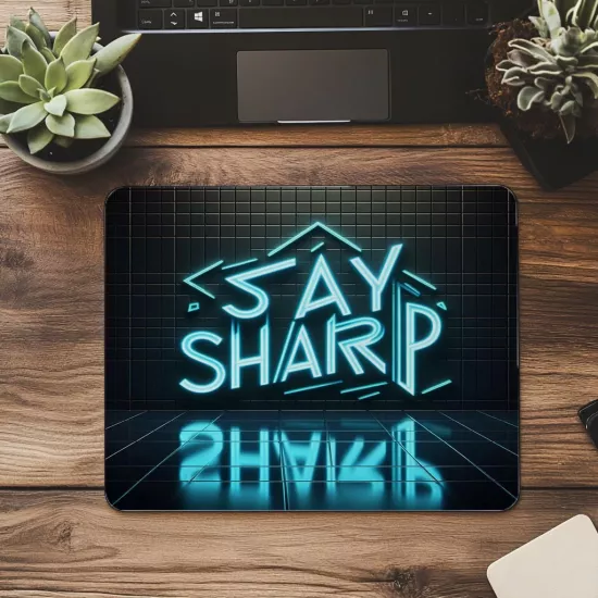 Detaylara Odaklı Stay Sharp Mouse Pad - 19x23 cm 2 mm Dikdörtgen İthal Baskılı Mouse Pad