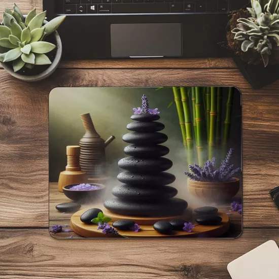 Rahatlatıcı Doğa Temalı Mouse Pad - 19x23 cm 2 mm Dikdörtgen İthal Baskılı Mouse Pad