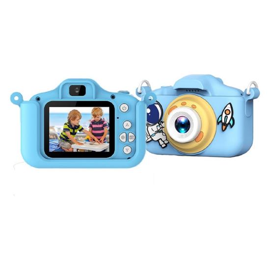 Gamon 20 MP Dijital Çocuk Fotoğraf Makinesi  Astronot Tasarımlı Çift Kamera ve Eğlence