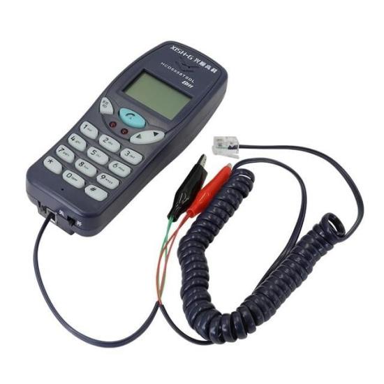 POWERMASTER PM-7587 EKRANLI SABİT TELEFON HAT TEST CİHAZI