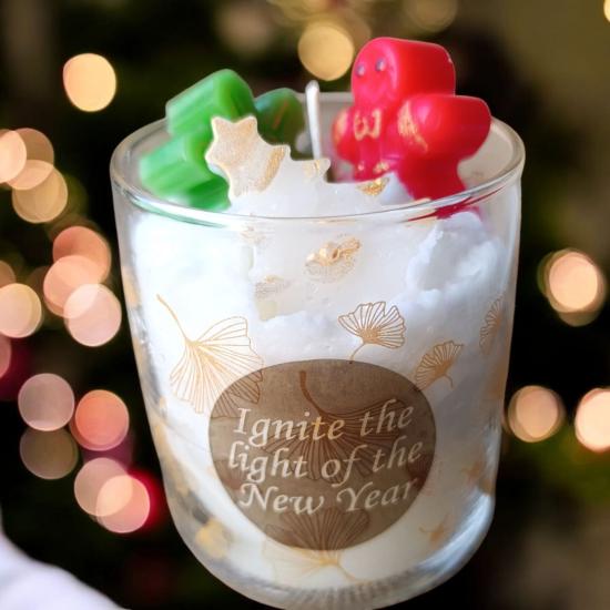 Luluyen New Year Yılbaşı Bardak Mum