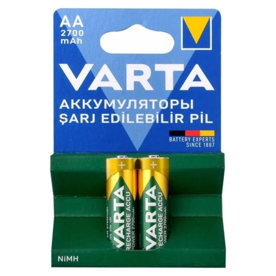 Varta Ni-Mh 1.2V 2700 Mah HR6 Şarj Edilebilir Şarjlı AA Kalem Pil (2’Li Paket)