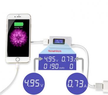 Usb Ölçer Telefon Test Cihazı