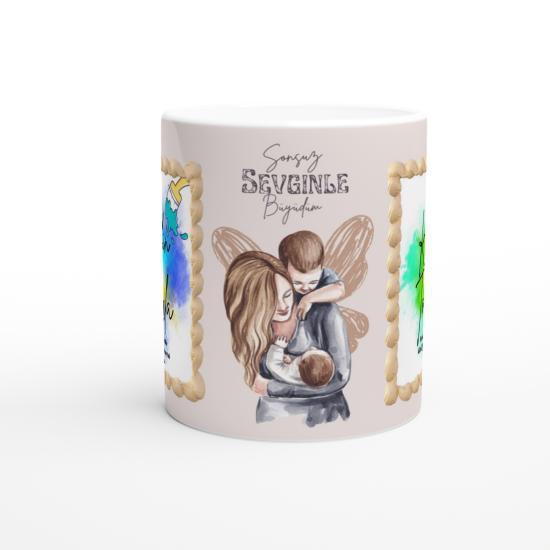 Sonsuz Sevginle Büyüdüm Baskılı Kupa Bardak