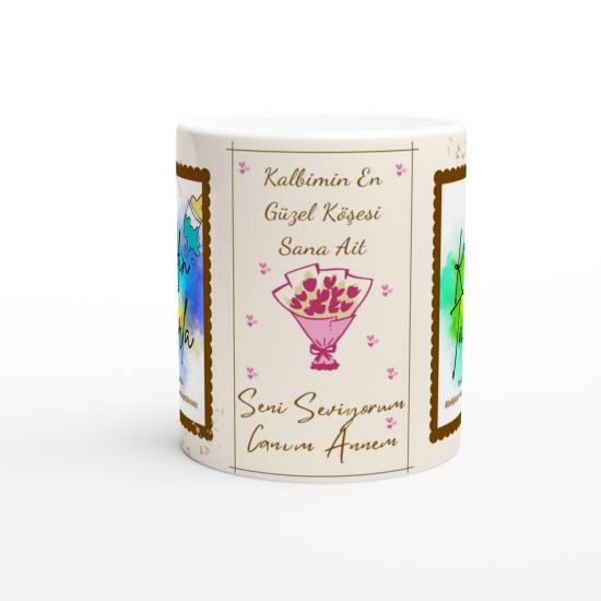 Kalbimin En Güzel Köşesi Sana Ait Baskılı Kupa Bardak