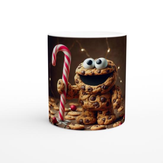 Kurabiye Canavarı Yılbaşı Partisi Temalı Çocuklara Özel Baskılı Kupa Bardak