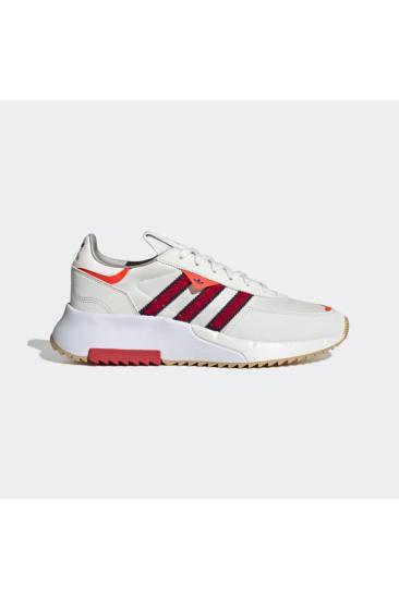 Adidas Retropy F2 Beyaz Kırmızı Erkek Günlük Koşu Yürüyüş Ayakkabısı HQ4359