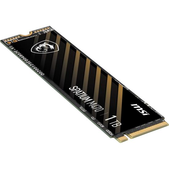MSI SPATIUM M470 PRO 1TB NVMe PCIe Gen4 x4 Okuma 6000MB – Yazma 4500MB M.2 SSD