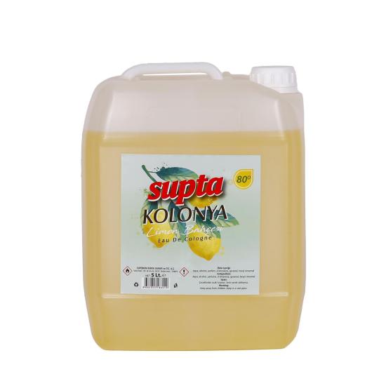 Supta 80 Derece Limon Kolonyası 5 LT