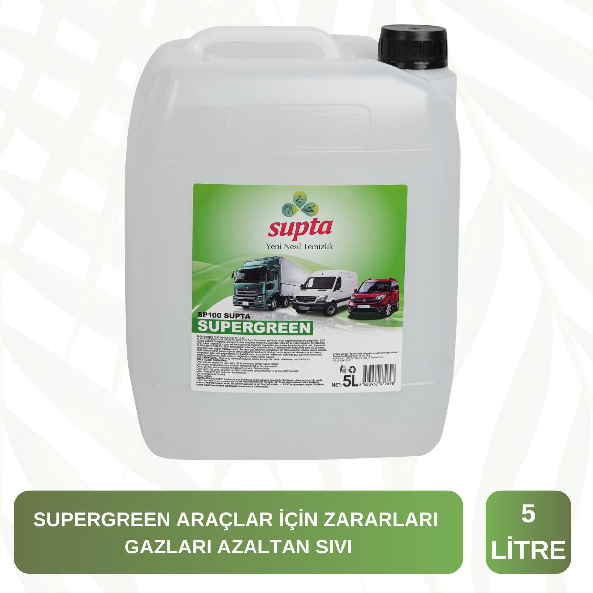 Supta%20Supergreen%20Dizel%20Araçlar%20Için%20Emisyon%20Düşürücü%20Yakıt%20Katkısı%20Euro%204/5/6%205%20LT