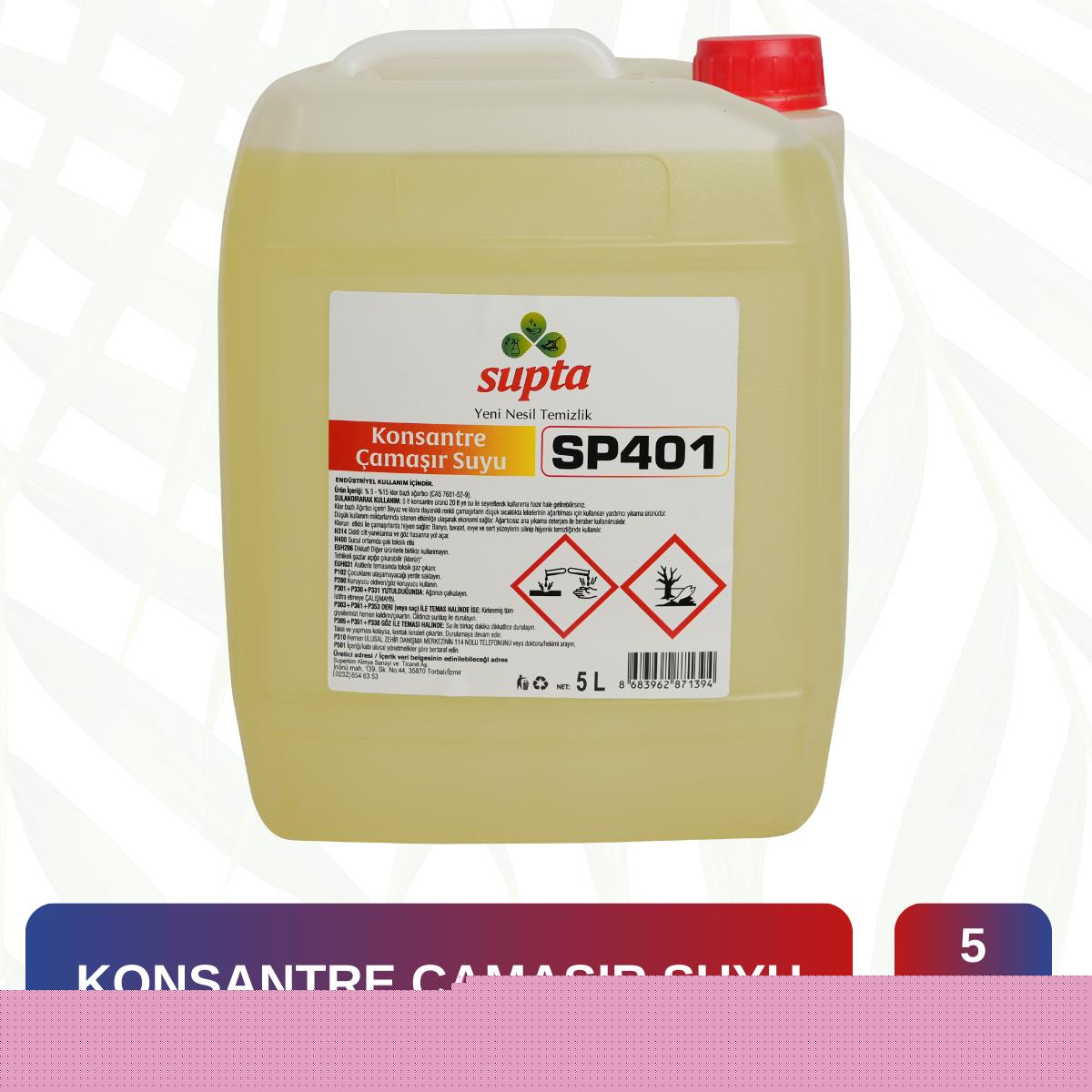 Supta%20Konsantre%20Çamaşır%20Suyu%205%20LT
