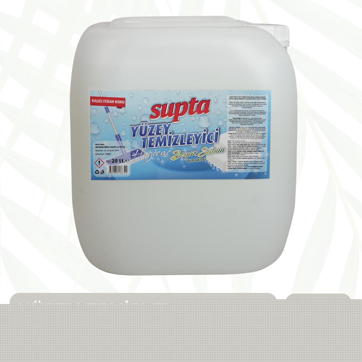 Supta%20Sıvı%20Yüzey%20Temizleyici%20Beyaz%20Sabun%20Kokulu%2020%20LT