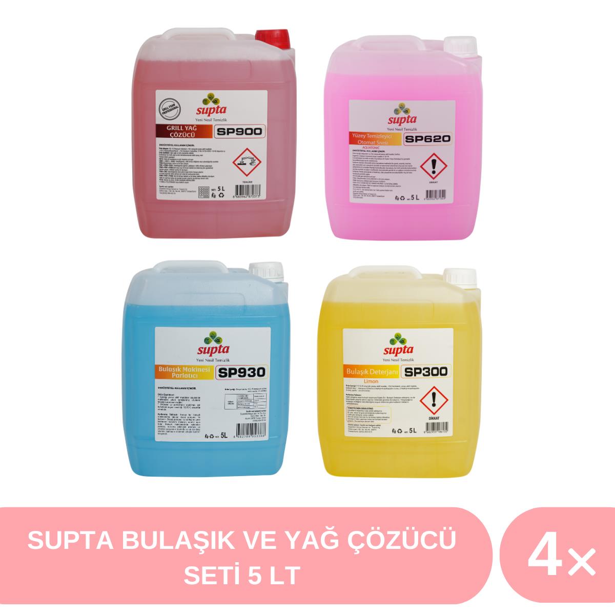 Supta%20Bulaşık%20ve%20Yağ%20Çözücü%20Seti%205%20LT